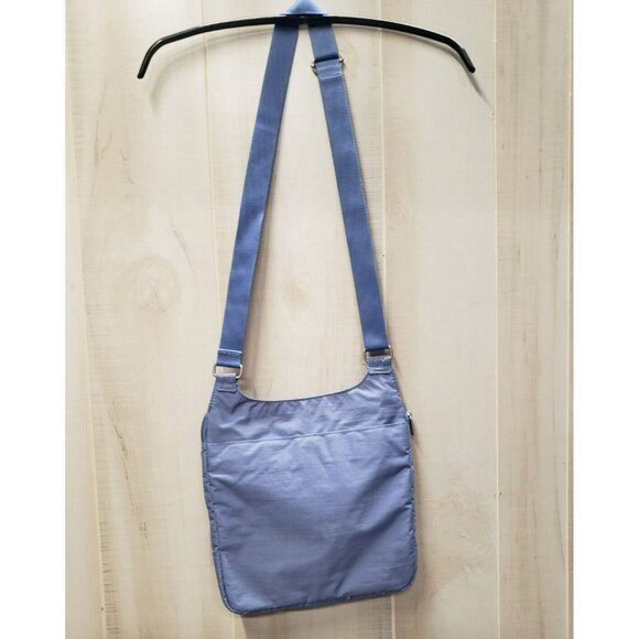 BAGGALLINI Canyon Crossbody Travel Casual Bag, Cornflower Blue, Green Lining - Picture 11 of 13